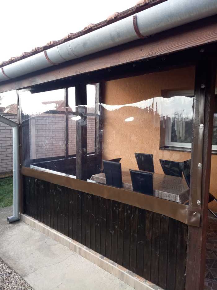 inchidere terasa cu PVC transparent
